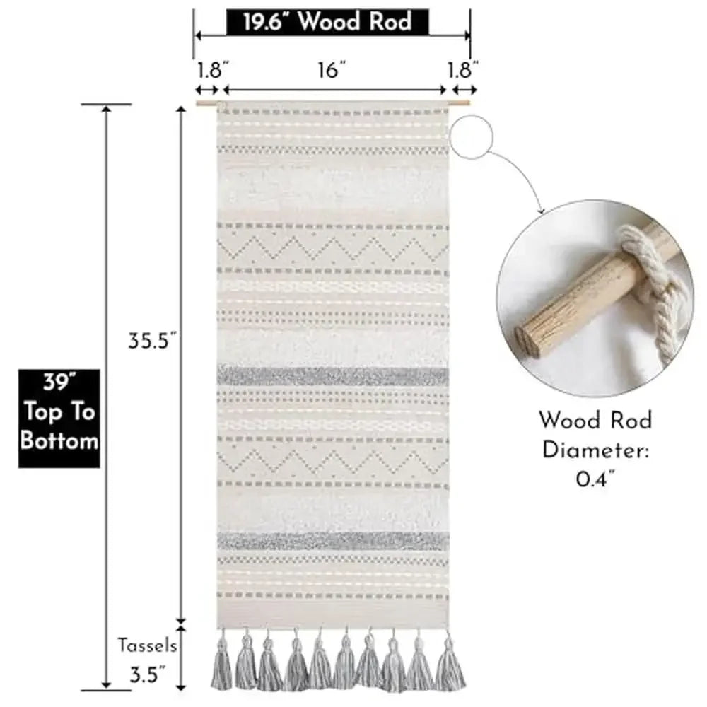 Handmade Vertical Tapestry