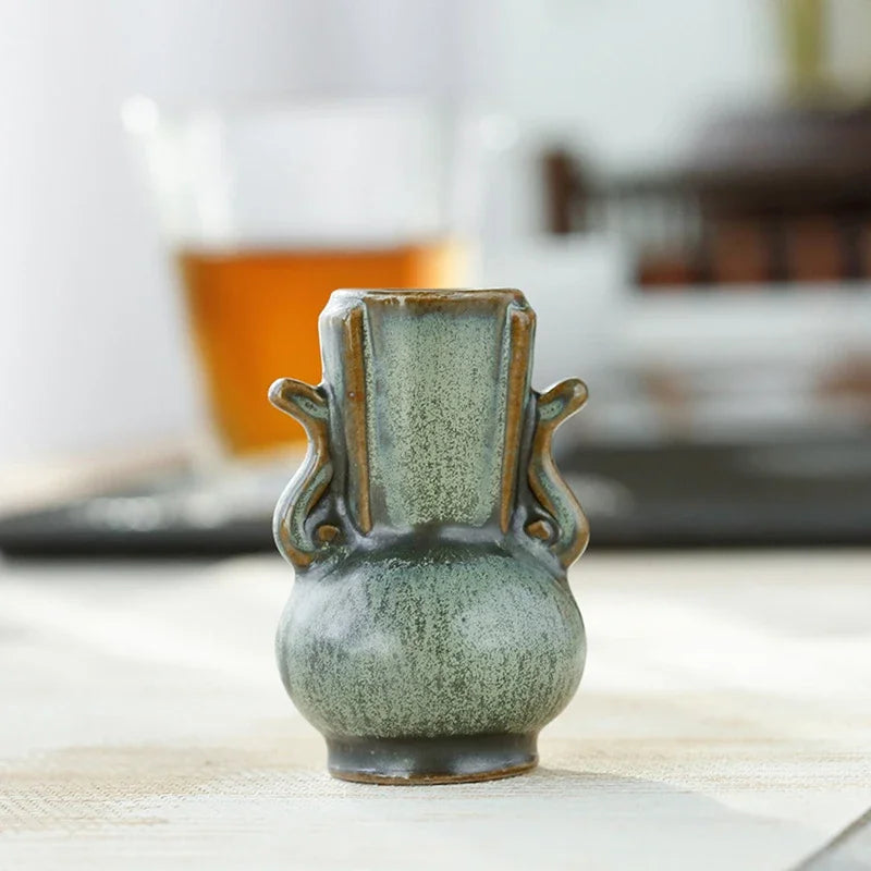 Miniature Green Vase