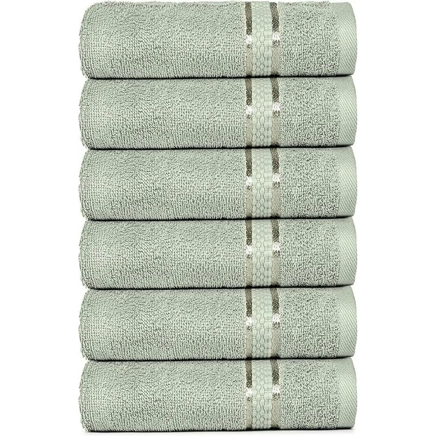 Cotton Bath Towel Set 6-Pieces