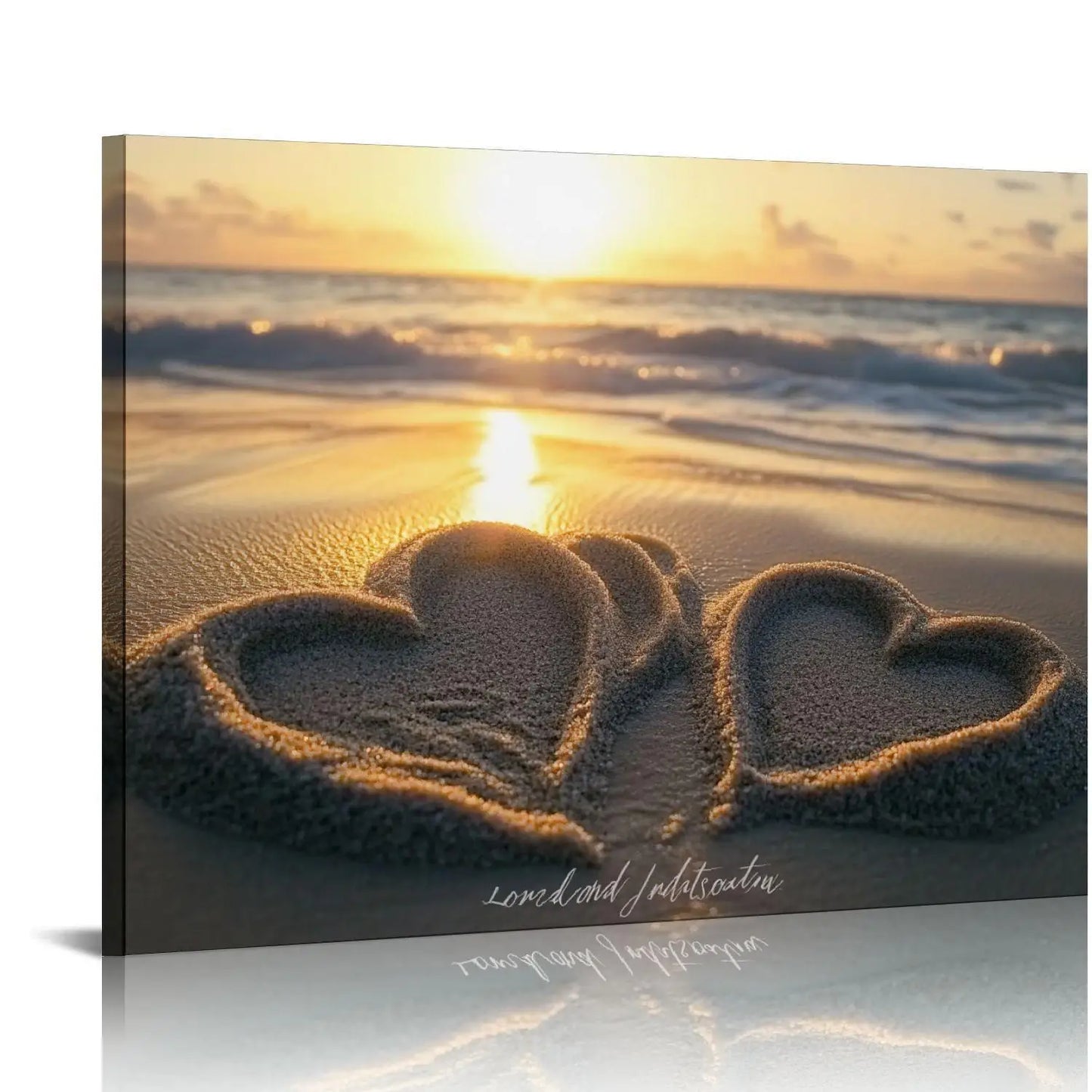 Canvas Heart Painting