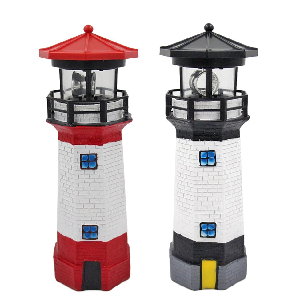 Lighthouse Rotating Solar Lamp