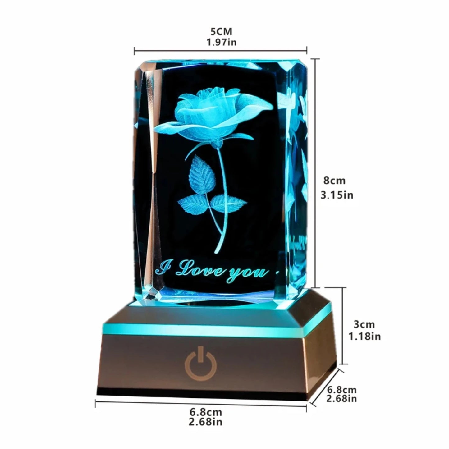 LED Rose Night Light