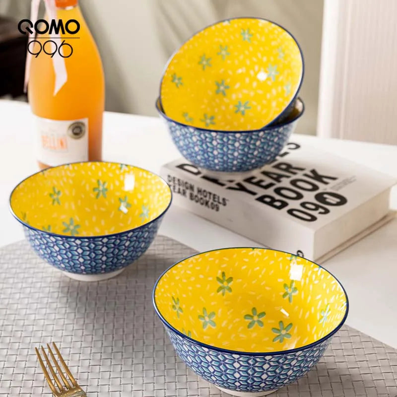 4 Pieces Ceramic Bowl Set