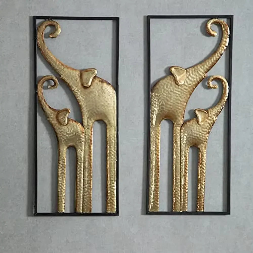 Elephant Wall Decor Set