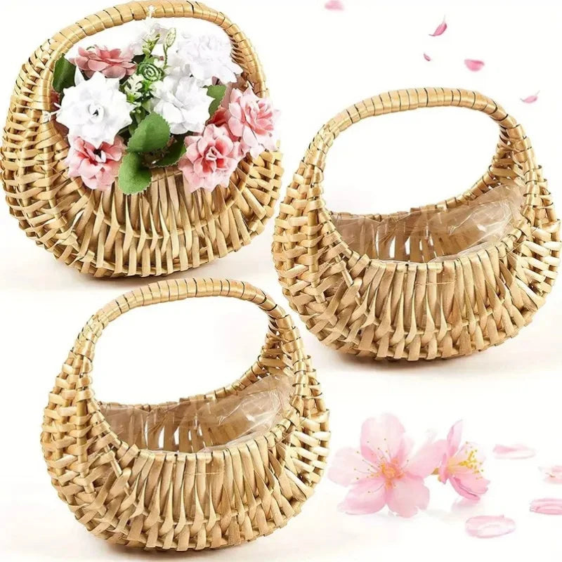 Willow Rattan Woven Basket