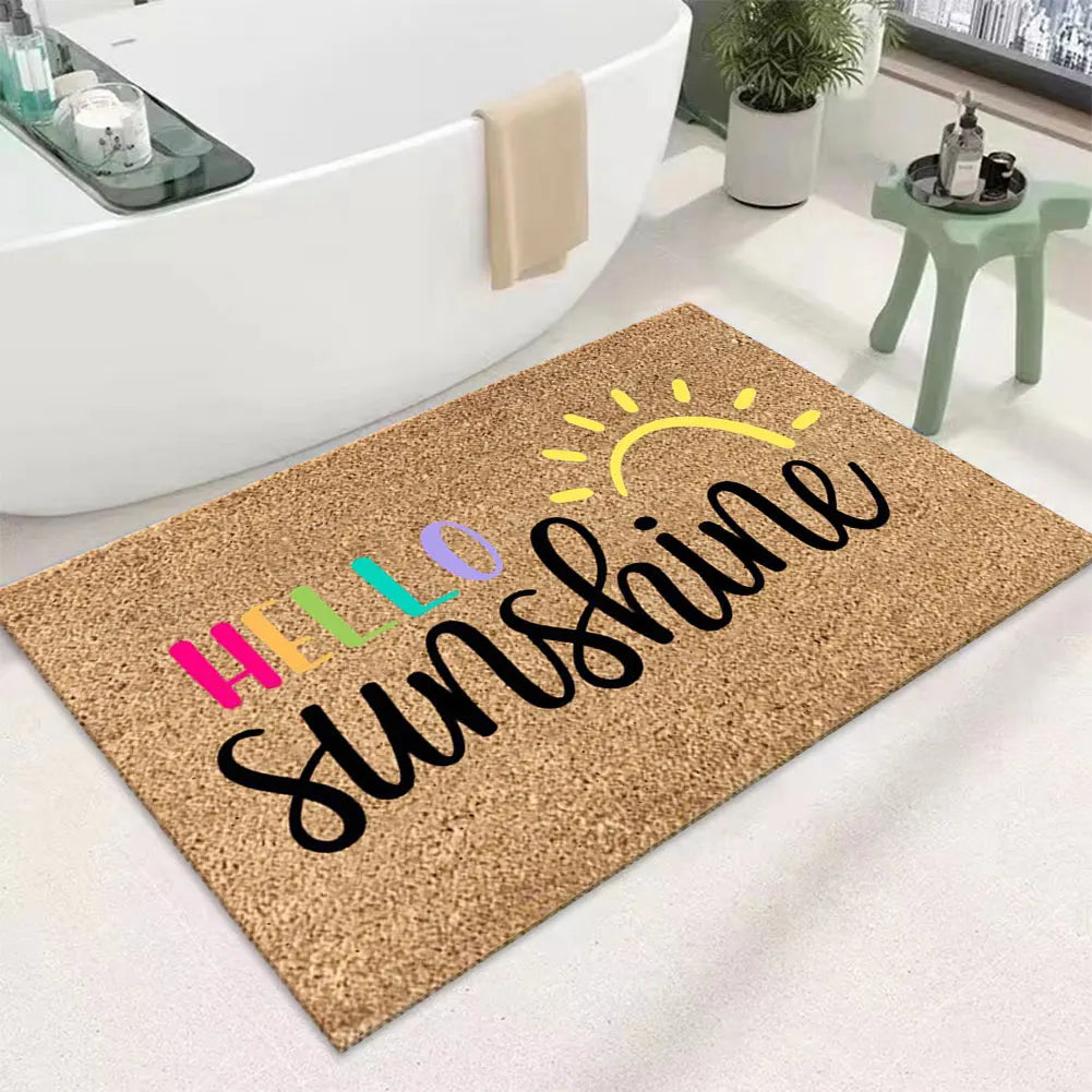 Absorbent, Non Slip Door Mat