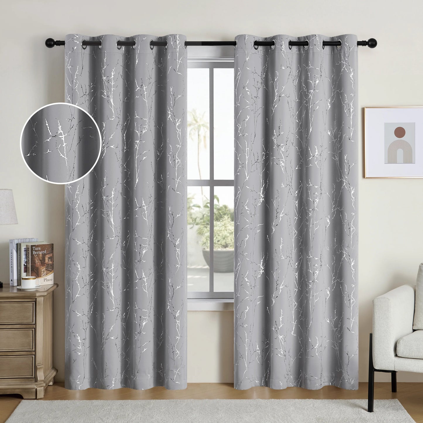 Pack Of 2 Thermal Blackout Curtains