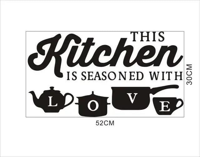 Vinyl Kitchen Wall Decals