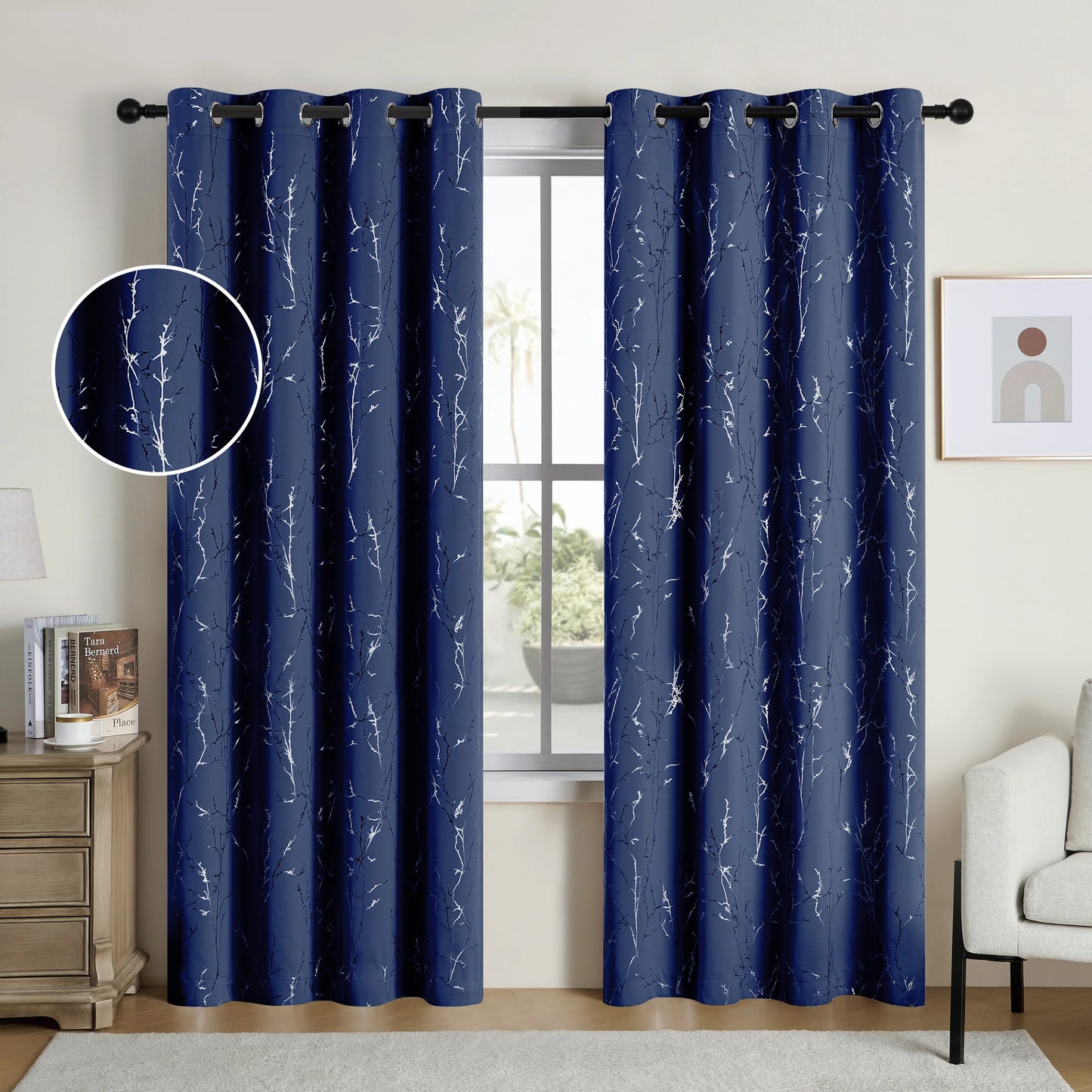 Pack Of 2 Thermal Blackout Curtains
