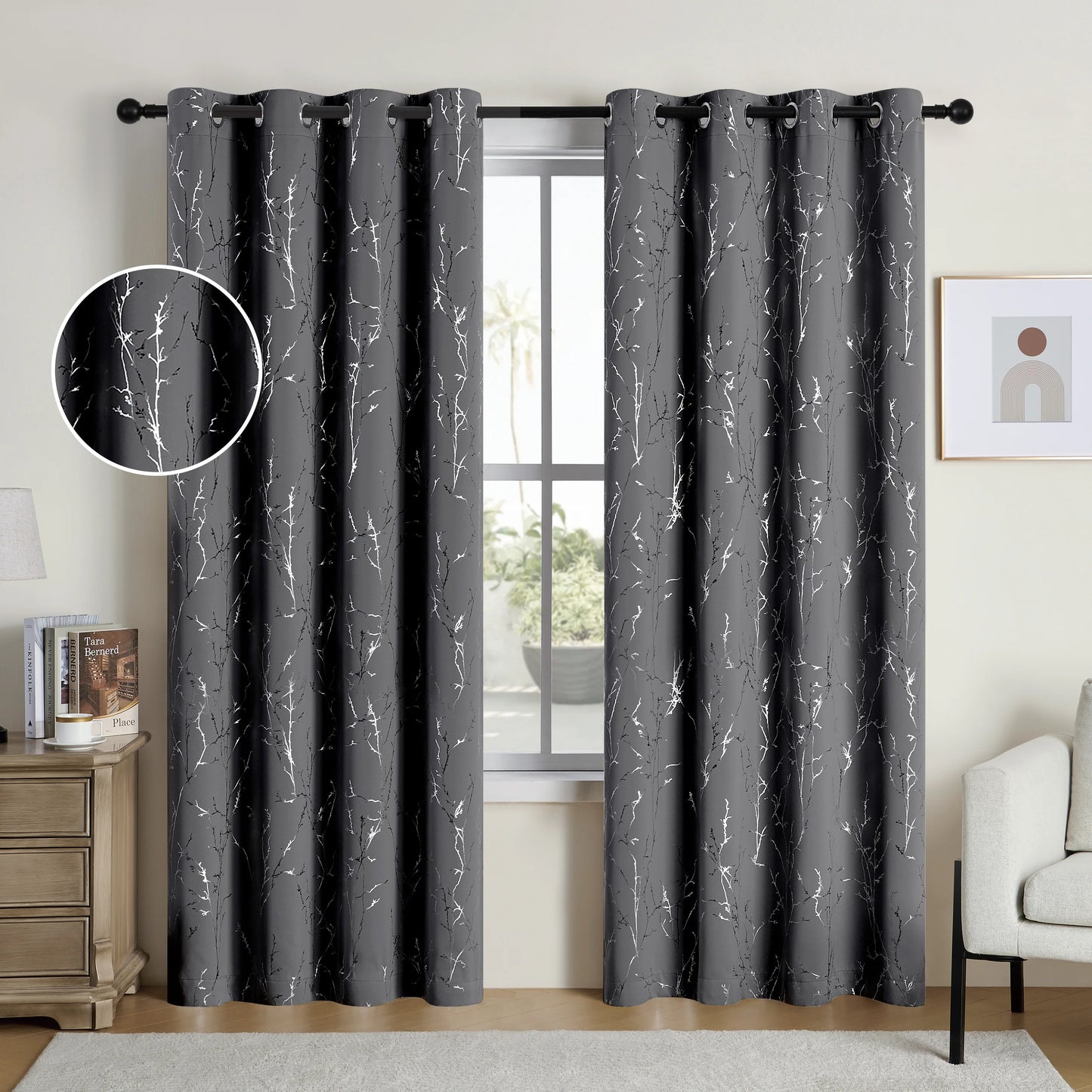 Pack Of 2 Thermal Blackout Curtains