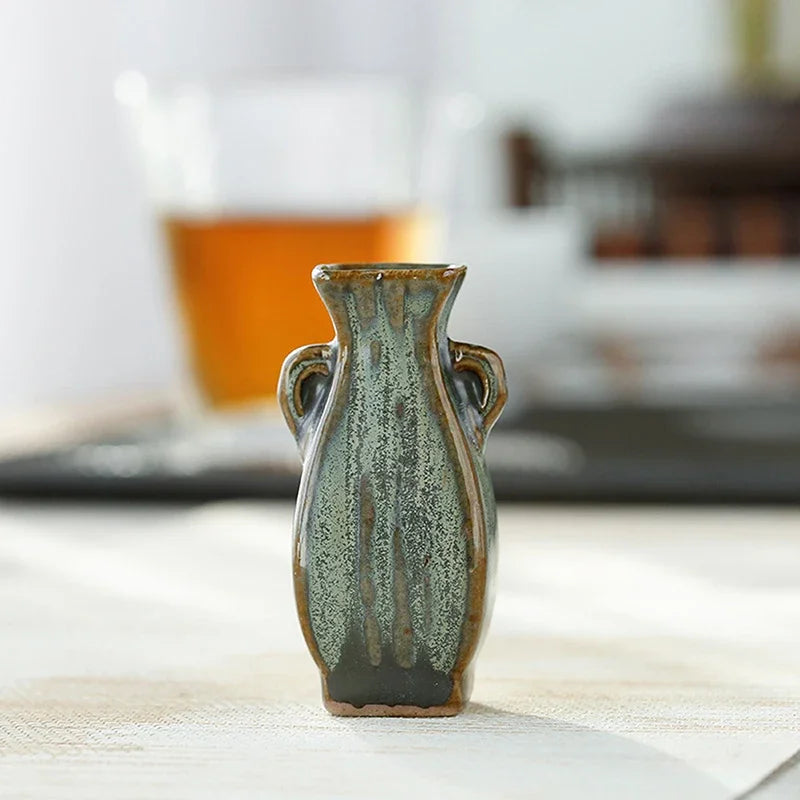 Miniature Green Vase