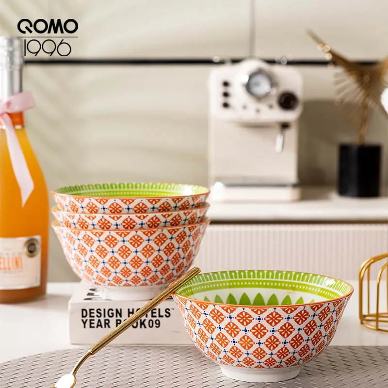 4 Pieces Ceramic Bowl Set