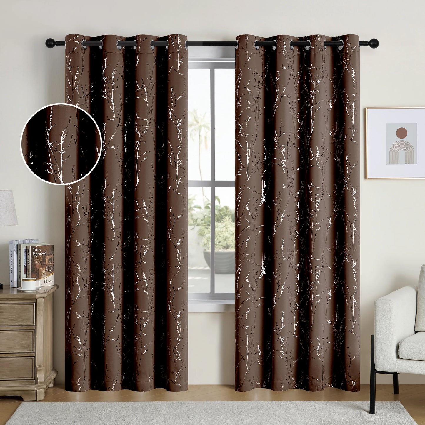 Pack Of 2 Thermal Blackout Curtains
