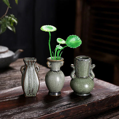Miniature Green Vase
