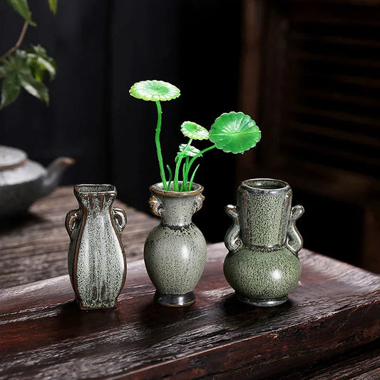 Miniature Green Vase