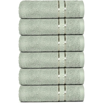 Cotton Bath Towel Set 6-Pieces