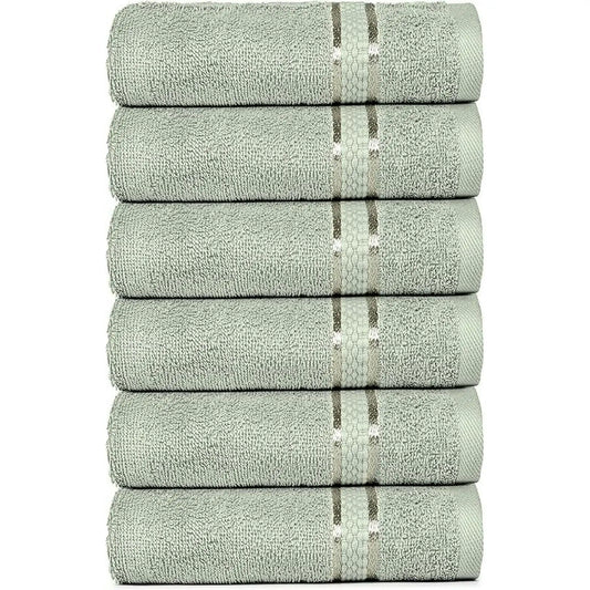 Cotton Bath Towel Set 6-Pieces
