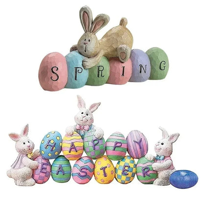 Easter Spring Bunny Tabletop Ornament