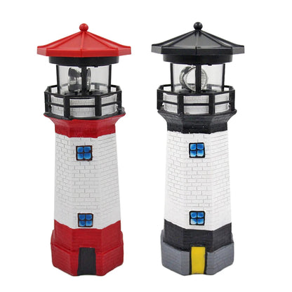 Lighthouse Rotating Solar Lamp