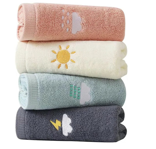 Bathroom Hand Towels Set of 4,