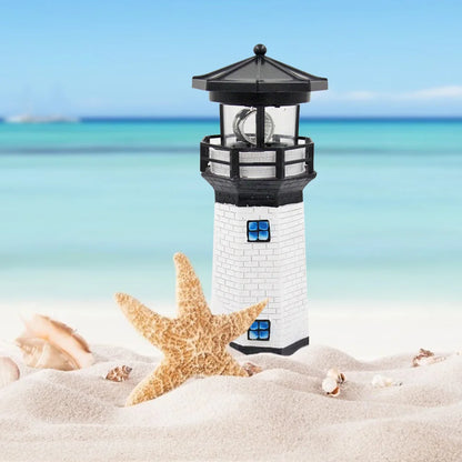 Lighthouse Rotating Solar Lamp