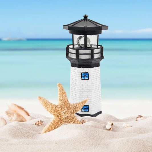 Lighthouse Rotating Solar Lamp