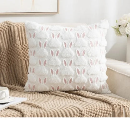 17 "  Rabbit Throw Pillow Cover