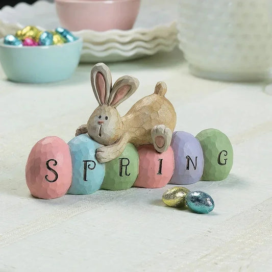 Easter Spring Bunny Tabletop Ornament