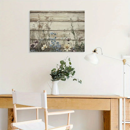 Vibrant Floral Canvas Painting