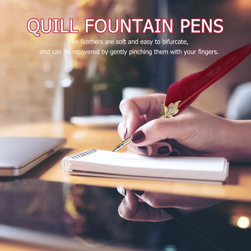 Feathered Calligraphy Pen
