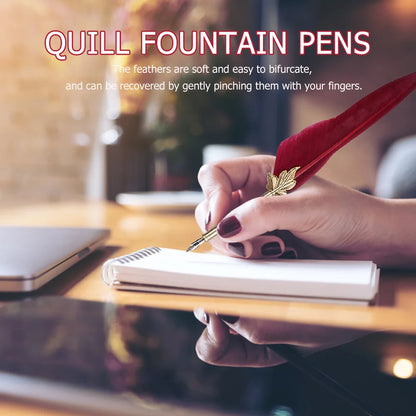 Feathered Calligraphy Pen