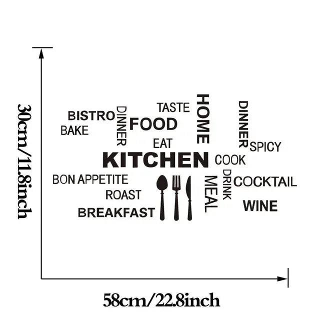 Vinyl Kitchen Wall Decals