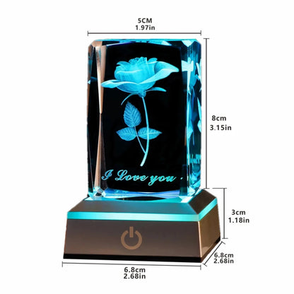 LED Rose Night Light