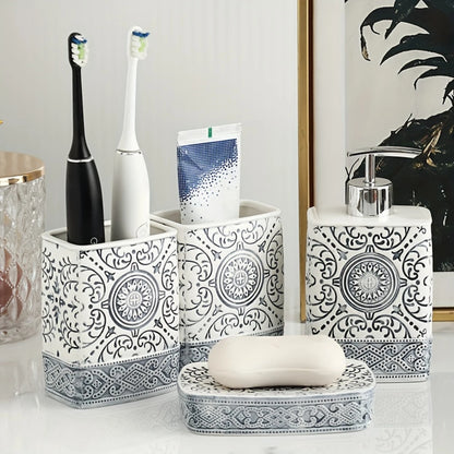 4pcs/set Bohemian Toiletry Set,