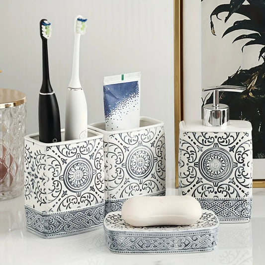 4pcs/set Bohemian Toiletry Set,