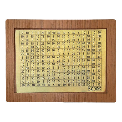 Wooden Money Box with Counter