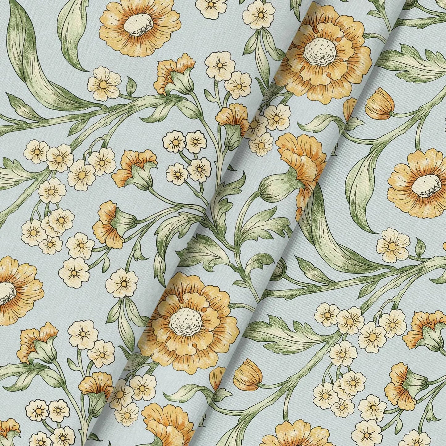 Bird Floral Vintage Washable Tablecloth