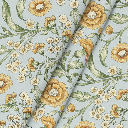 Bird Floral Vintage Washable Tablecloth