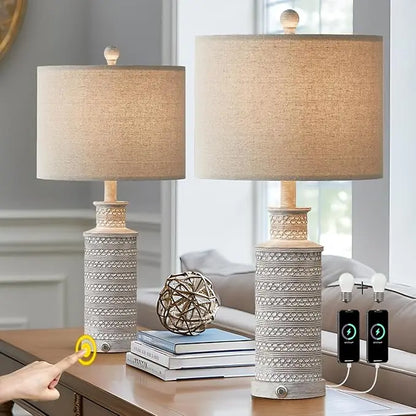 Table Lamp Set of 2- 24.5 inches high