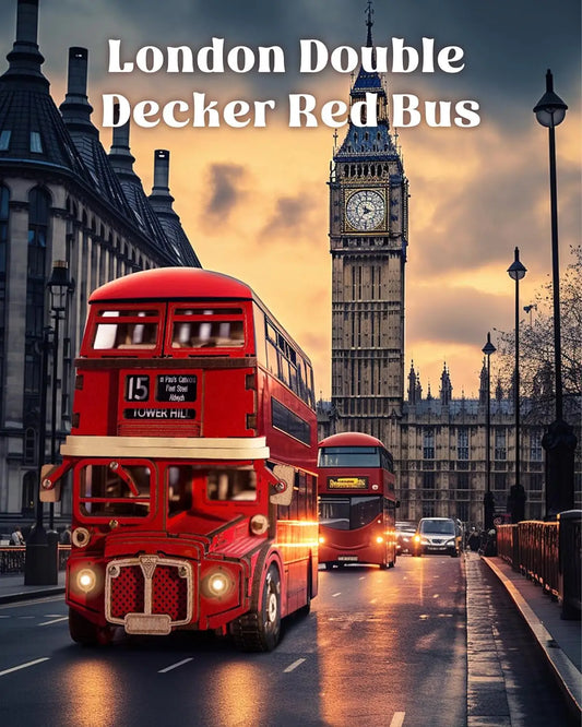 London Tour Bus 3D Wooden Puzzle