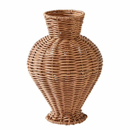 Decorative Woven Rattan Vase