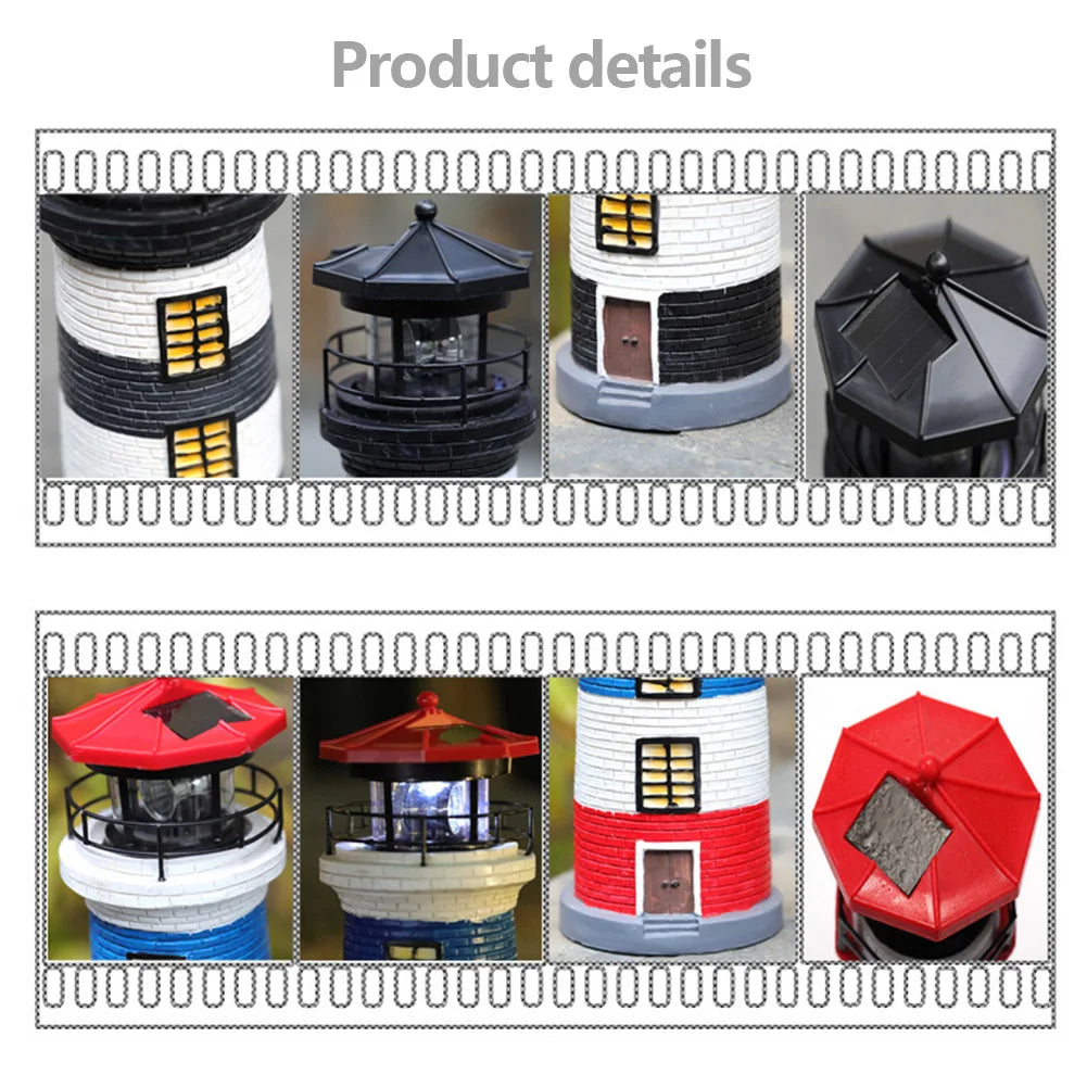 Rotating Lighthouse Lamp