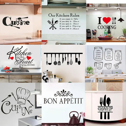 Vinyl Kitchen Wall Decals