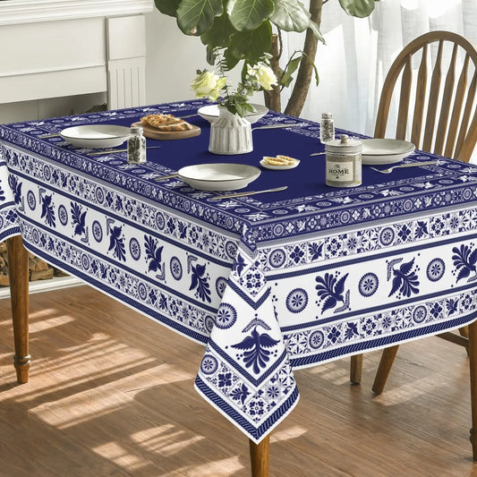 Mexican Floral Birds Rectangle Tablecloth