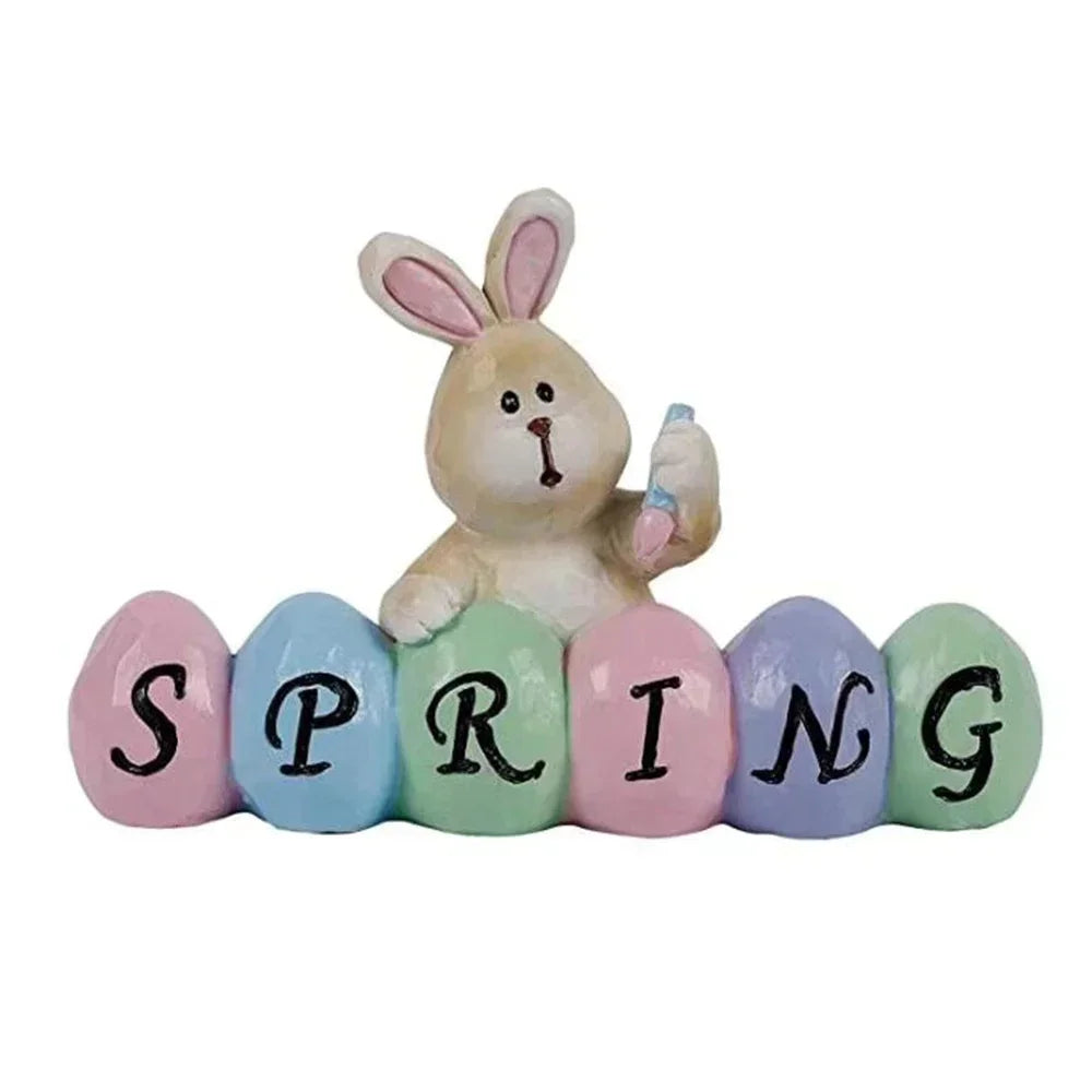 Easter Spring Bunny Tabletop Ornament