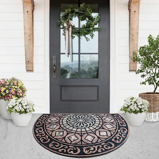 Rubber, Washable Non-Slip Door Mat,