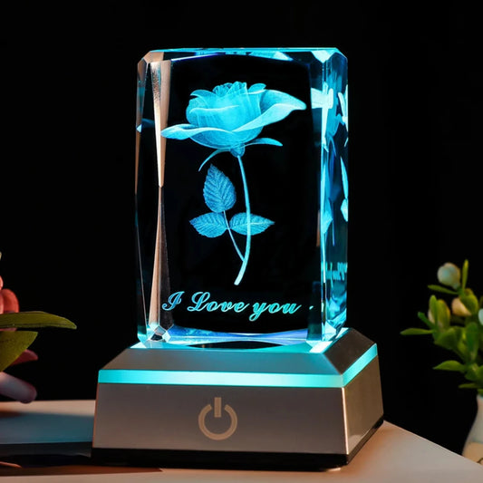 LED Rose Night Light