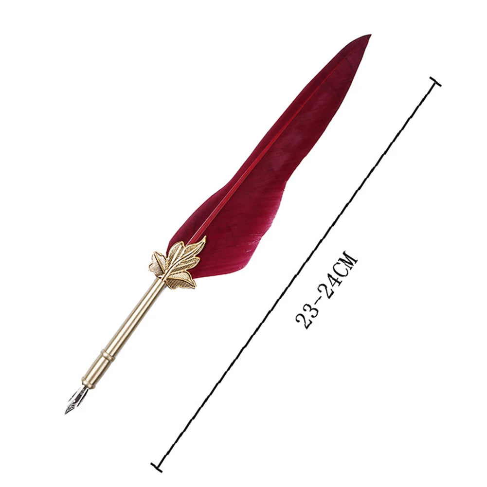 Feathered Calligraphy Pen