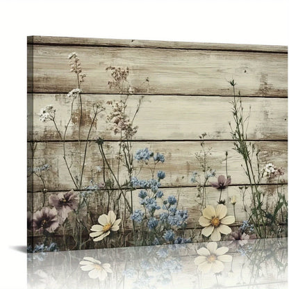 Vibrant Floral Canvas Painting