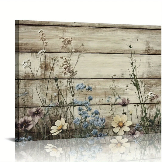 Vibrant Floral Canvas Painting